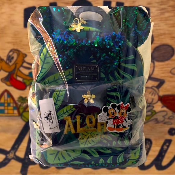 Loungefly Disney Aulani Paradise Vibes Backpack and Matching Wallet main image 2